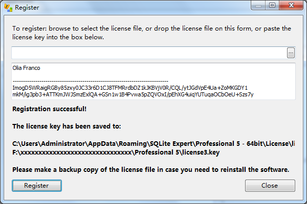 SQLite Expert Professional