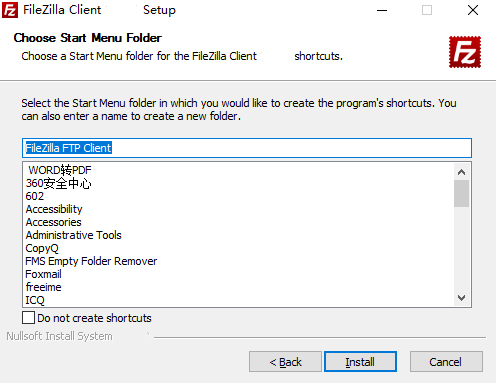 Filezilla Server