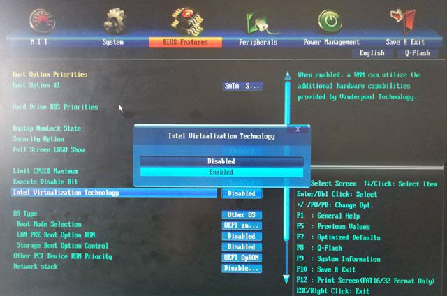 此主机支持Intel VT-x,但Intel VT-x处