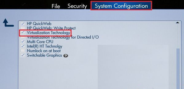 此主机支持Intel VT-x,但Intel VT-x处