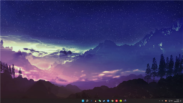 Win11 22454任务栏图标不能居中