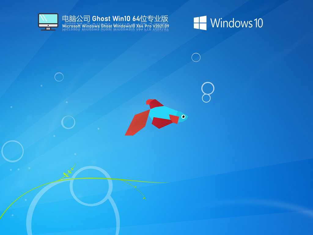 电脑公司Win10 64位 专业版 V2021.09