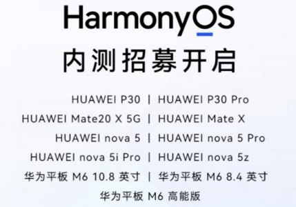 华为鸿蒙系统开启全新内测