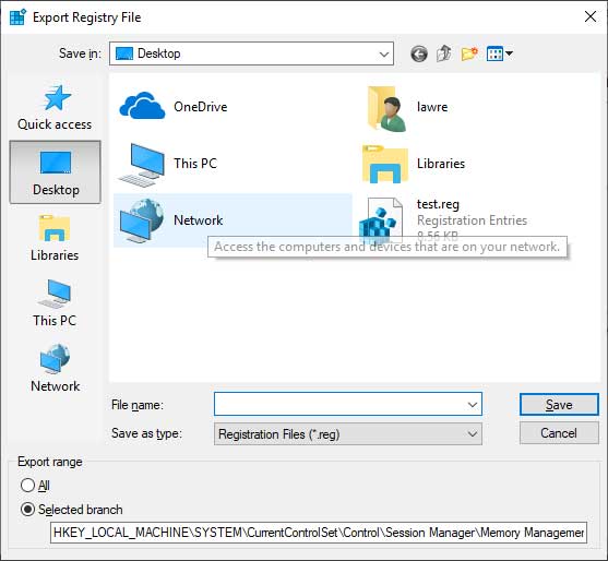Win10电脑怎么导出注册表项？
