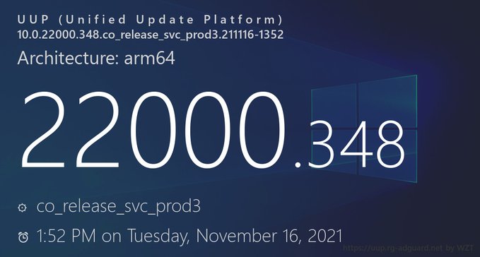 微软最新Win11 KB5007262(22000.348)测