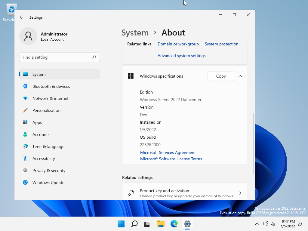 Windows Server LTSC Preview 22526.1000 官方预览版镜像