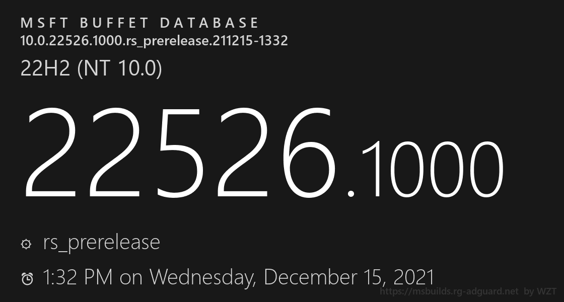 微软最新22526.1000(rs_prerelease) Wi