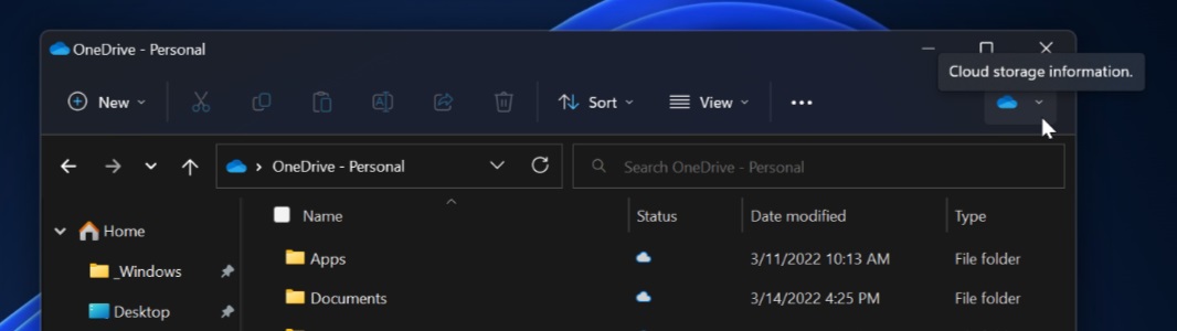 微软Win11 22H2文件资源管理器新功能一