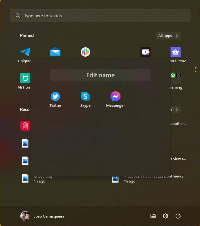 Win11 22H2如何创建开始菜单文件夹?
