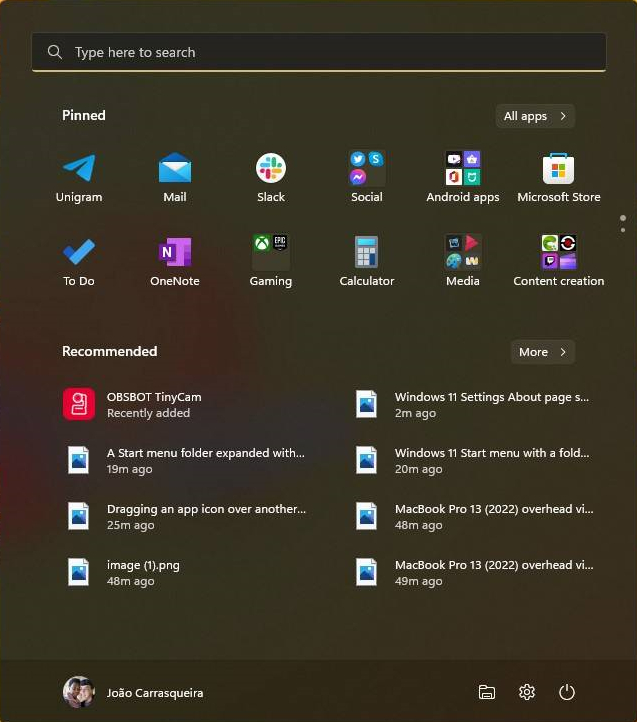 Win11 22H2如何创建开始菜单文件夹?