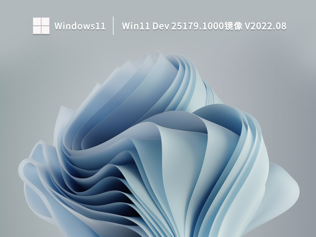 Win11 Dev 25179.1000镜像 V2022.08