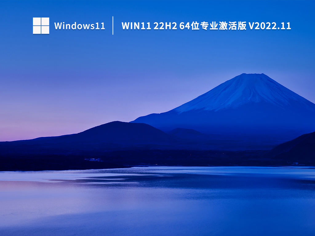 Win11 22H2 64位专业版 V2022.11