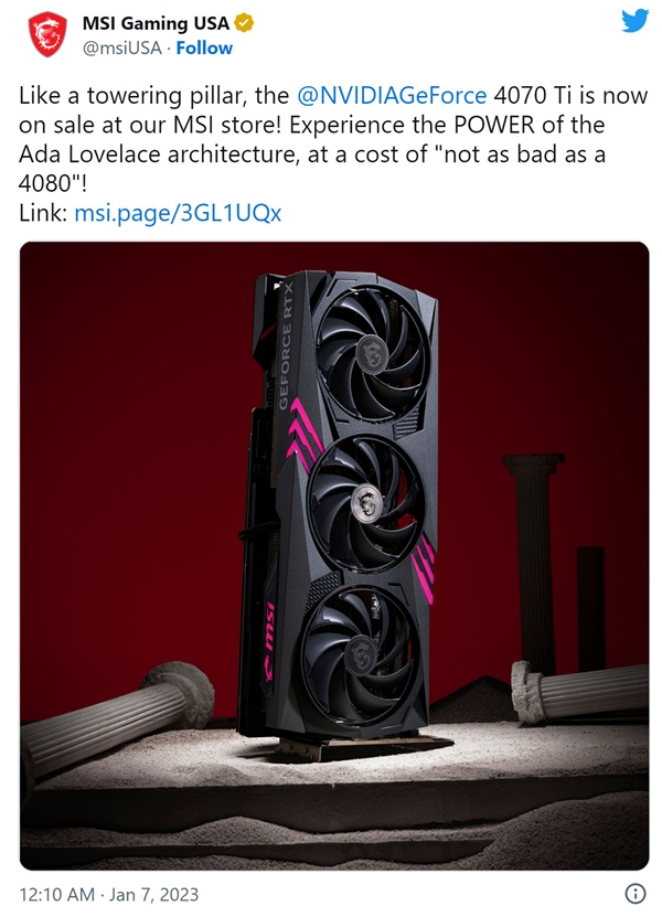 9499元割韭菜！厂商喷RTX4080太贵 惹怒NV用户叫好