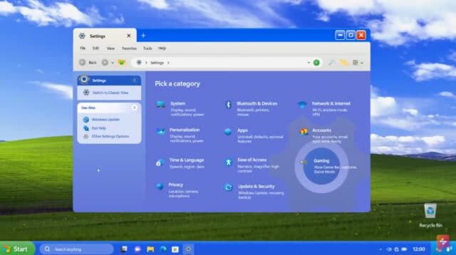 令人惊叹的“Windows XP 2024 Edition