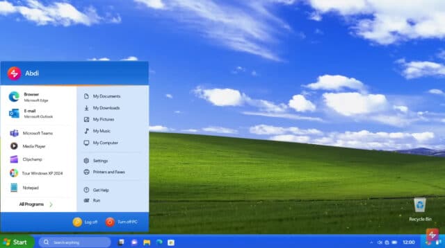 令人惊叹的“Windows XP 2024 Edition