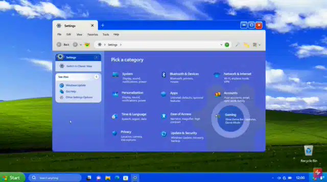 令人惊叹的“Windows XP 2024 Edition