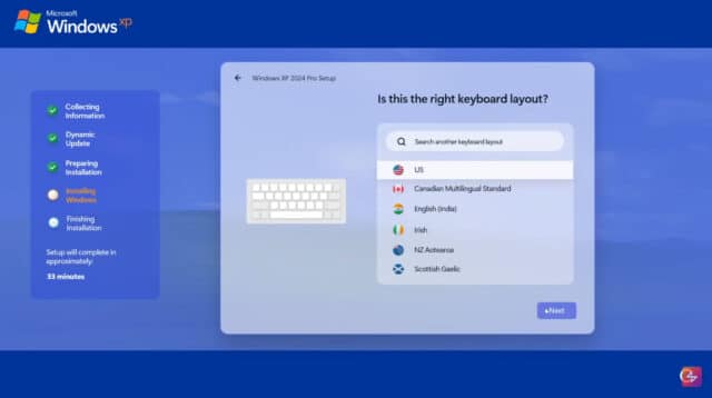 令人惊叹的“Windows XP 2024 Edition