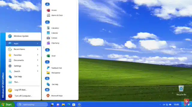 令人惊叹的“Windows XP 2024 Edition