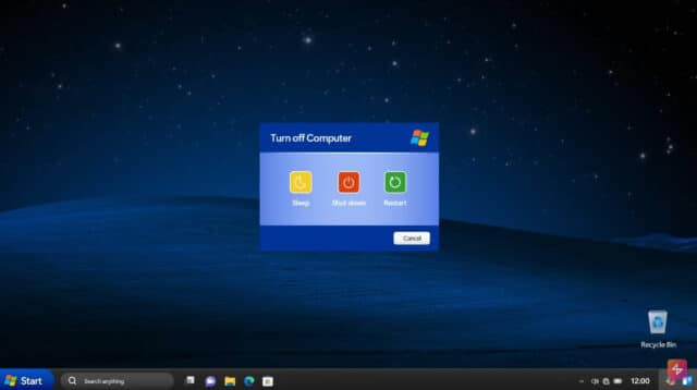 令人惊叹的“Windows XP 2024 Edition