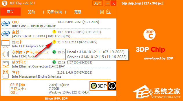 3DP Chip