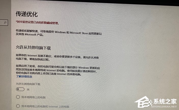 Win10传递优化无法启用怎么办