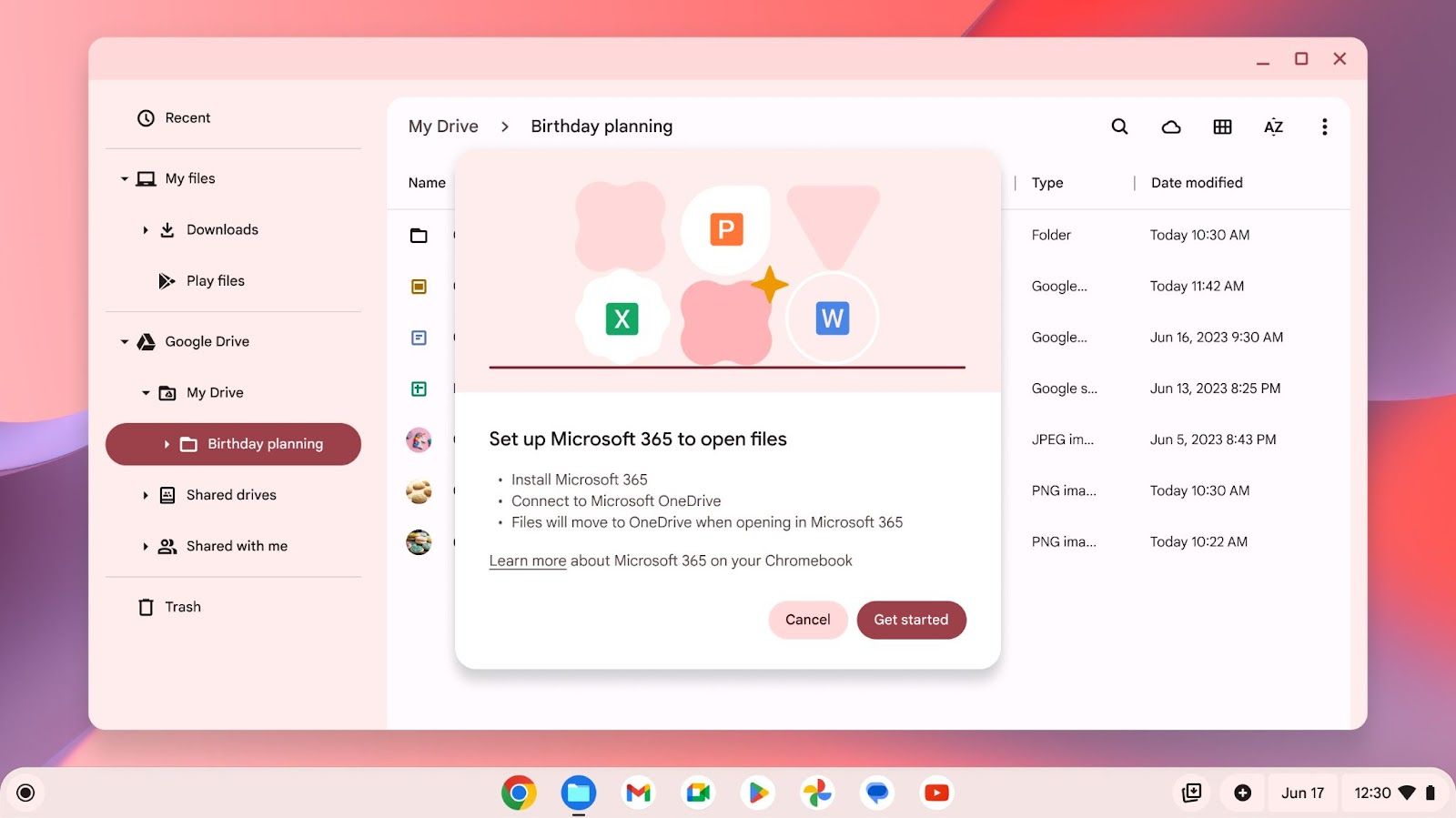 谷歌 ChromeOS 整合 Microsoft 365：可