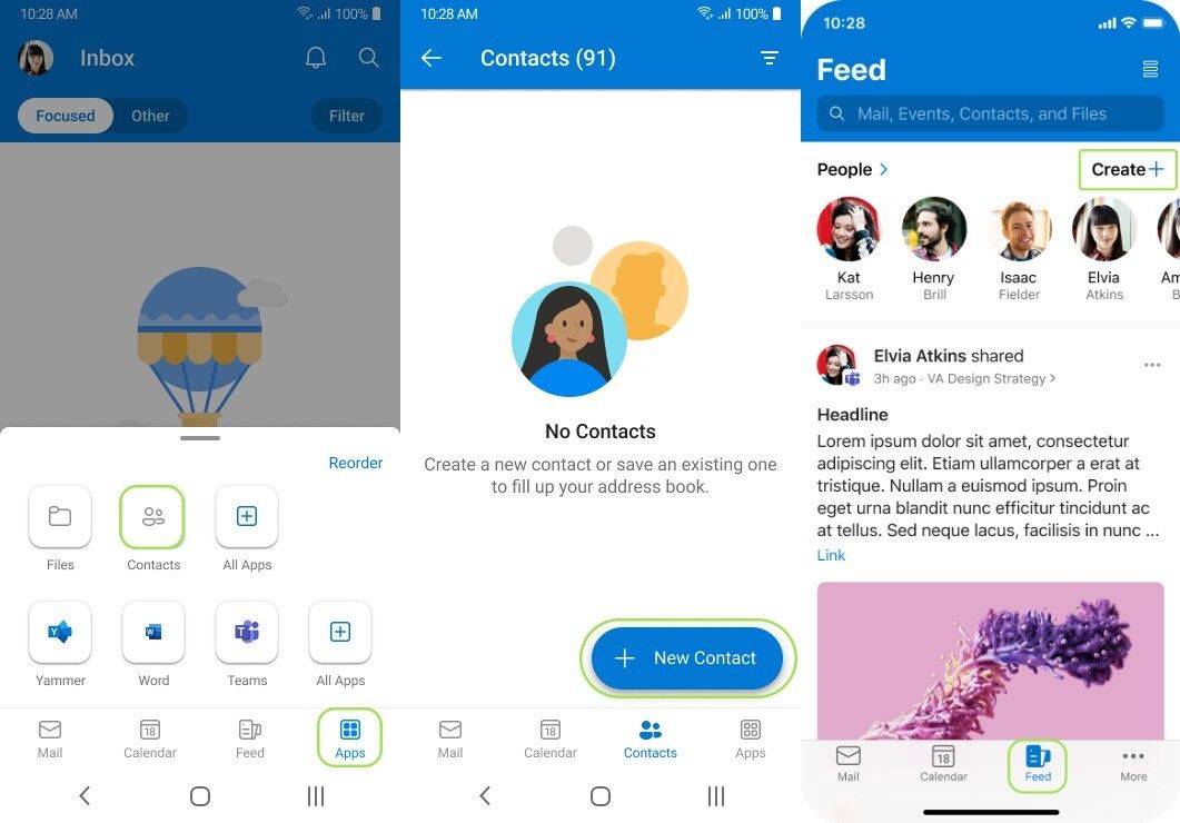 微软更新 iOS 和安卓版 Outlook，统一