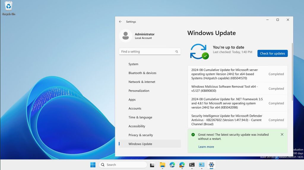 Windows Server 2025 热补丁 7 月改订