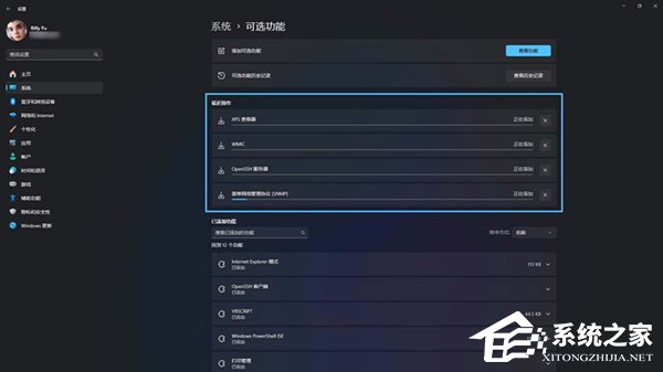 Win11安装和卸载可选功能最简单的方法