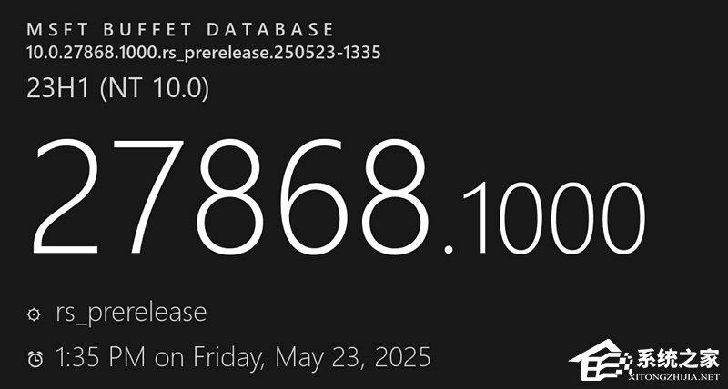 Win11 Canary 27868预览版更新补丁