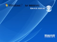 雨林木风 GHOST WIN7 32位 纯净旗舰版 V2021.03