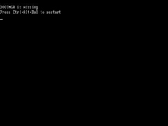 电脑开机提示bootmgr is missing无法进系统怎么解决？