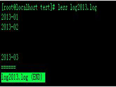 Linux命令之less命令的用法汇总