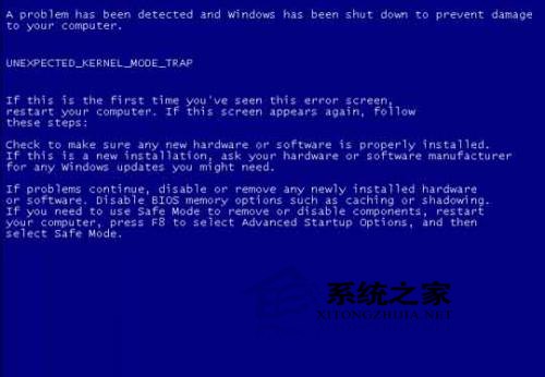 重装XP系统时蓝屏代码0X000000A5如何修复?