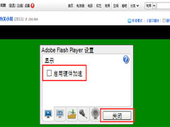 Win7上网看视频出现绿屏怎么处理?