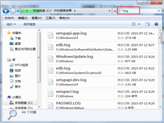 Win7怎么批量删除C盘log日志文件