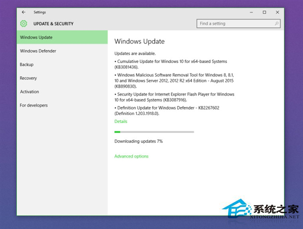 Windows10推出6款累积更新