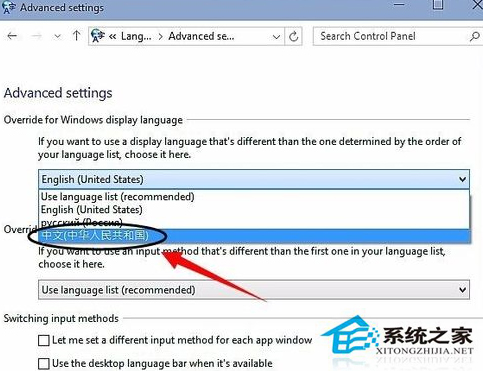 Win10系统把语言调整为中文的步骤