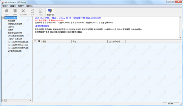IE历史记录查看器(IEHistory) V4.0 绿色版