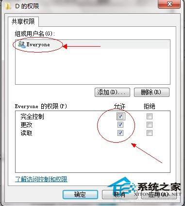 Win7系统下共享文件夹的方法