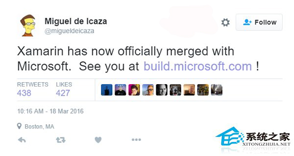 微软完成收购Xamarin，并于Build2016全新亮相