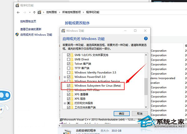 Win10系统怎么开启Linux Bash命令行？