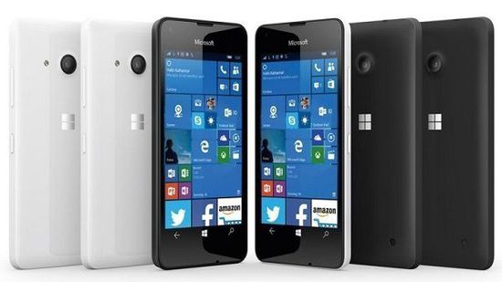 微软将无锁版Lumia 550降价:现仅售99美元(约合人民币649.9元)