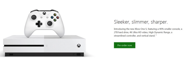 微软Xbox One升级版提前曝光，是4K HDR电视的好搭档
