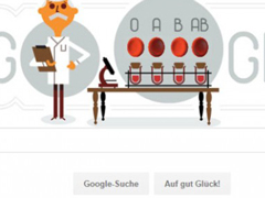 Google推出Doodle：纪念卡尔·兰德斯坦纳诞辰148周年