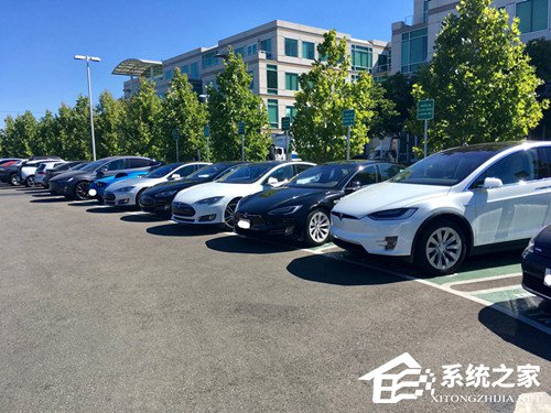 苹果员工爆料:苹果总部停放的特斯拉汽车