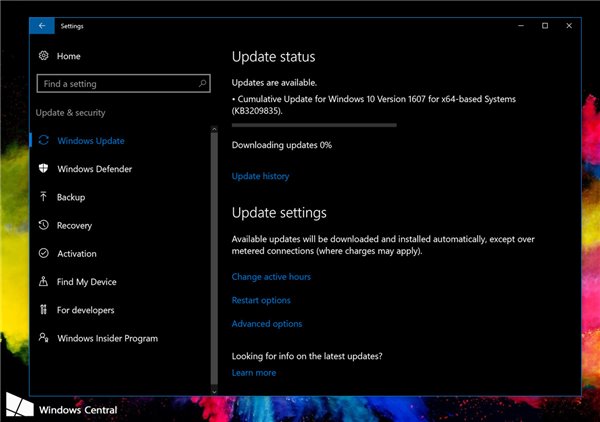 新年第一推:Win10一周年更新14393.594(KB3209835)预览发布