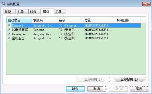Windows7系统启动项里没有ctfmon.exe怎么办?