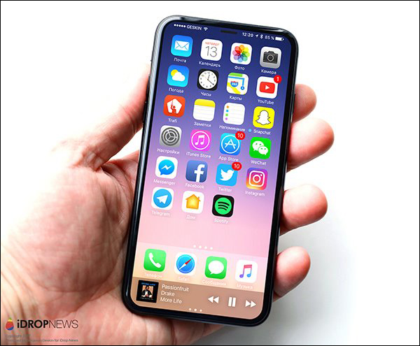 全面屏or玻璃下指纹识别？苹果iPhone8竟有多款原型机